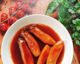 Hình bước làm 4 của món Xá xíu chay