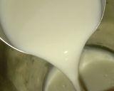 A picture of step 1 of Rose Milk Shake.