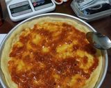 Foto langkah ke 3 dari resep Pizza Tuna Mayo.