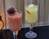 A picture of step 2 of Orange drink and Fruits smoothie.