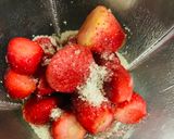 A picture of step 1 of Strawberry Soda.