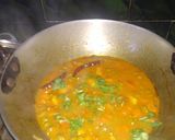 A picture of step 4 of Hara choliya ki sabji.