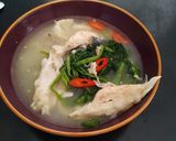 Foto langkah ke 4 dari resep Tulang salmon miso kangkung.