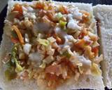 Cheese vegetable grilled sandwich recipe step 4 photo