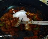 A picture of step 2 of Paneer achari masala.