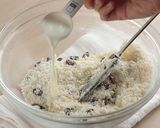 A picture of step 4 of Coconut Raisin Cookies.