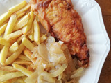 Pescado frito a lo pobre