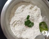 A picture of step 3 of Palak Paneer Paratha (Cottage cheese stuffed Spinach Flatbread).
