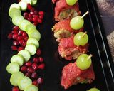 A picture of step 5 of Beetroot Rice Roll.