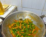 Foto langkah ke 3 dari resep Oseng tempe kacang panjang.
