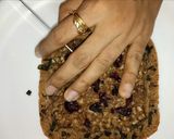 A picture of step 11 of Jowar and chikoo pie.