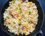 A picture of step 3 of Green Orange quick Pulao.
