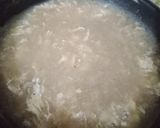 A picture of step 4 of Chicken corn soup.