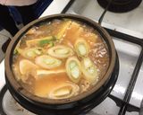 Hình bước làm 6 của món Canh tương đậu cây nén(달래 된장찌개)