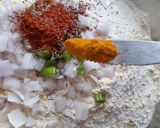 A picture of step 1 of Tandoori missi roti on tawa.