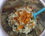 Foto langkah ke 5 dari resep Nasi Kulit Ayam dan Jukut Goreng.
