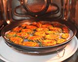 A picture of step 3 of Baked Karela.