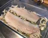 Une image de l'étape 5 de Dos d'églefin à l'orange et oignon de roscoff (marinade orange et cardamome).