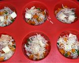 Foto langkah ke 3 dari resep Keto Egg muffin/ telur panggang.