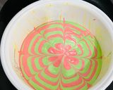 Foto langkah ke 6 dari resep 342. Bolu Zebra Merah Hijau| Sponge Cake Rice Cooker.
