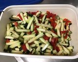 Une image de l'étape 4 de Courgette et poivrons rouges aux épices masala.