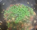 A picture of step 3 of Moong Daal Quesadilla with Veggie Filling.
