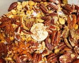 A picture of step 1 of Spicy peanut-pecan butter. Super tasty and super easy to make!.