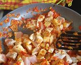 Une image de l'étape 1 de Poulet / riz /ananas et lait de coco.