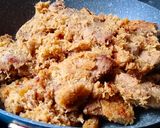 Foto langkah ke 4 dari resep Gepuk Daging Sapi Kelapa Serundeng.