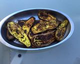 Une image de l'étape 7 de Aubergines graffiti marinées grillées curry nigelle.
