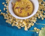 A picture of step 5 of Sweetcorn Halwa.