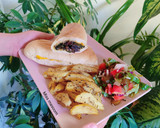 عکس مرحله 1 از دستور ساندویچ مرغ و اسفناج