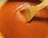 A picture of step 3 of Napoletana sauce.