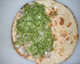 A picture of step 4 of Crispy Cubano Flatbread Sandwich.