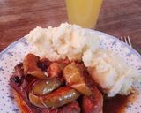 Foto del paso 5 de la receta: Pechito de cerdo a la barbacoa con manzanas 🍏🍏🍏