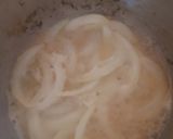 A picture of step 3 of My Sautèed Beef in wholegrain mustard & Caralmerized Onions😀.