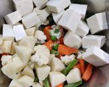 A picture of step 1 of Hyderabadi Veg Dum Biryani.