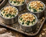 A picture of step 2 of Soft Ricotta, Artichoke, and Broccoli Rabe Casserole.