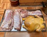 Foto del paso 2 de la receta: Chanchito y pollo a la caja china, te encantará