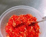 Hình bước làm 4 của món Nấm Bằm Xúc Bánh Đa