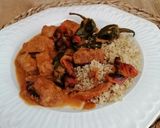 Foto del paso 13 de la receta: Tofu con tomates y pimientos