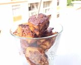 A picture of step 2 of Grilled Pineapple And Mushroom With Cinnamon Sugar.