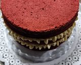 Foto del paso 17 de la receta: ❤️🎂 Pink red velvet con creamcheese de chocolate blanco 🎂❤️