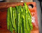 A picture of step 5 of Pork Ribs in Hatch Chile Sauce with Nopales.