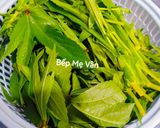 Hình bước làm 1 của món Canh chua cá hú nấu lá bụp giấm(lá rau chua,lá giấm...)