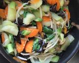 A picture of step 5 of Stir-fried bok choy.