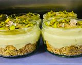 A picture of step 8 of Dubai Kataifi Cheesecake.