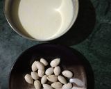 A picture of step 1 of Badam MilkShake.