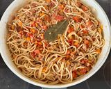 Φωτογραφία βήματος 6 της συνταγής 🍝Μπολονέζ με κιμά ανάμεικτο και σπαγγέτι ολικής