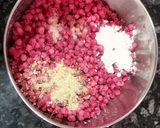 A picture of step 2 of Beetroot sabudana khichdi.